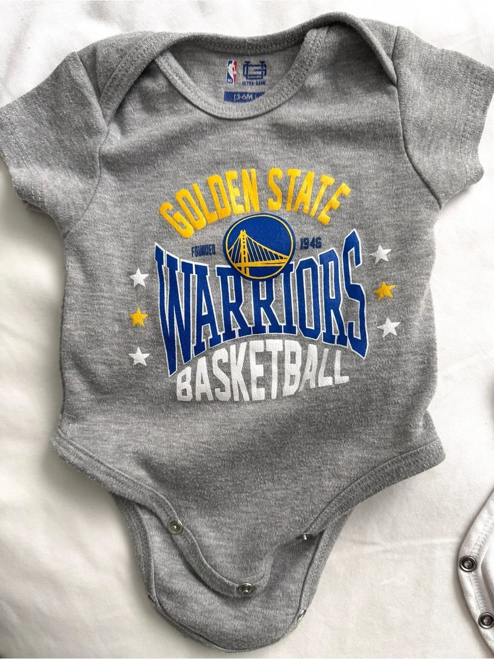NBA Golden State Warriors Infant Tee Set - Blue, White, Gray